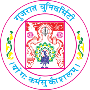 Logo of Gujarat University