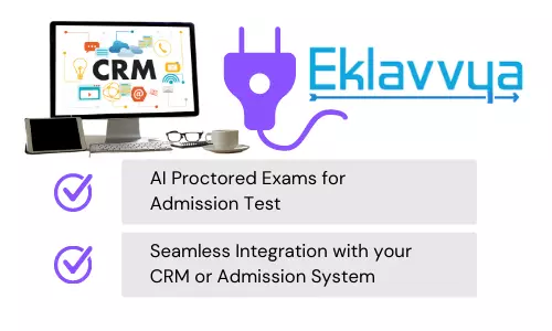 Proctored exam with CRM